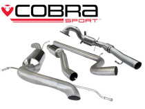 Seat Ibiza Cupra / Boganegra 1.4 TSI 10-14 Turboback-sportavgassystem (Med Sportkatalysator & Ljuddämpare)Singel-utblås Cobra Sport